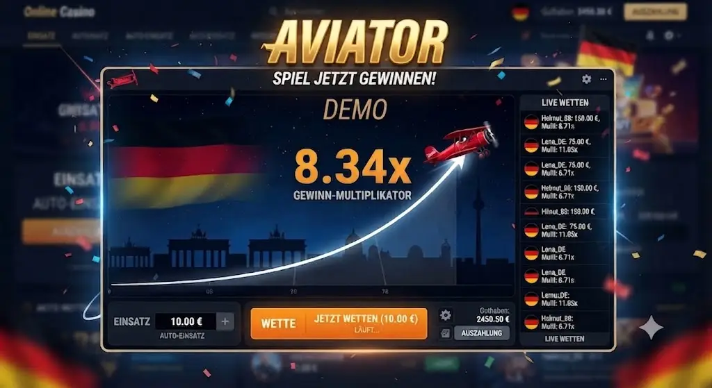 Aviator Demo Modus